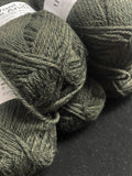 Wool Yarn - "Larch Heather" (Dark Army Green)
