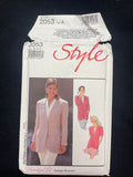 1991 Style 2053 Sewing Pattern - Adult Jackets FACTORY FOLDED
