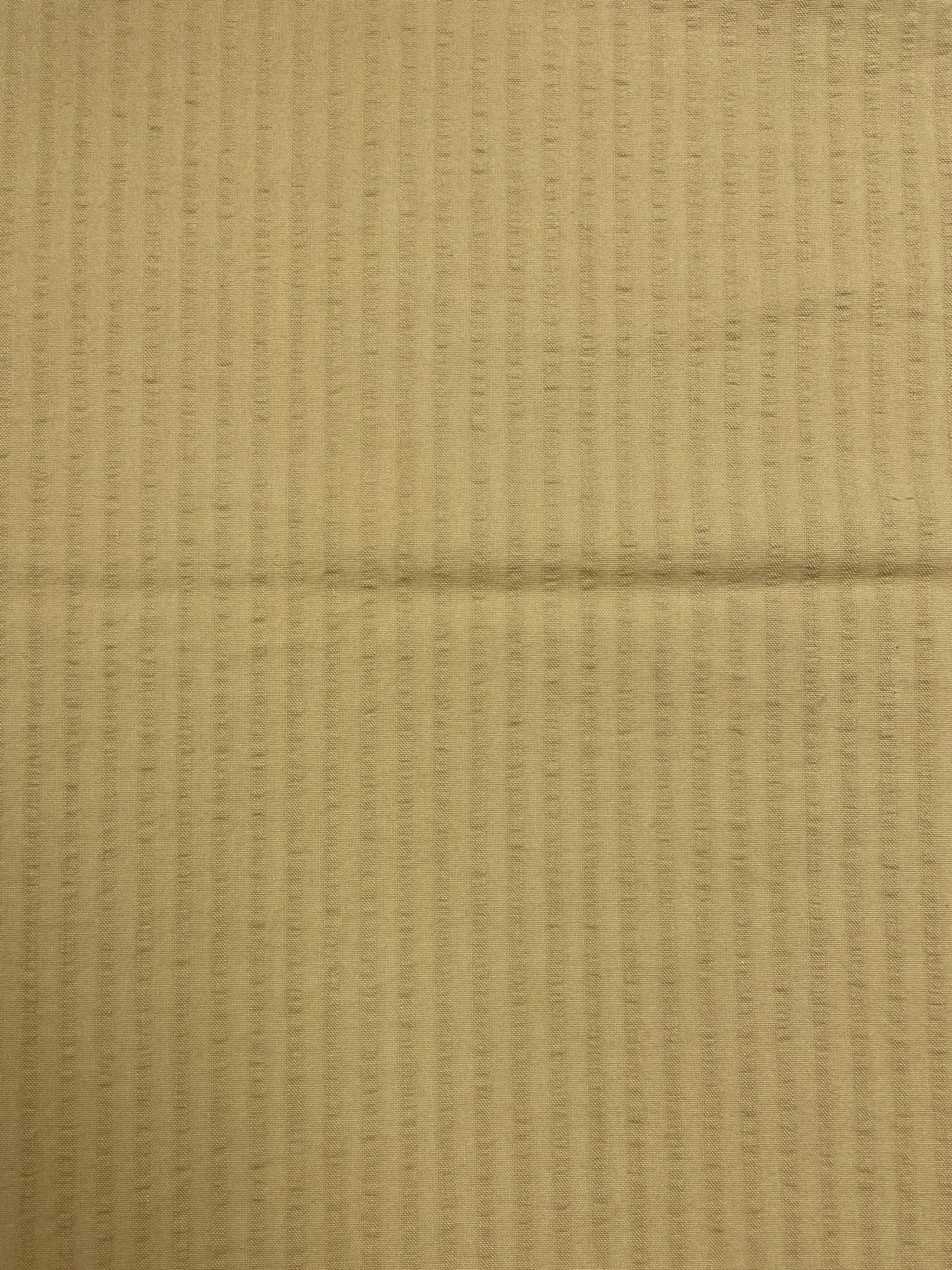 1 YD Cotton Seersucker Stripes - Beige