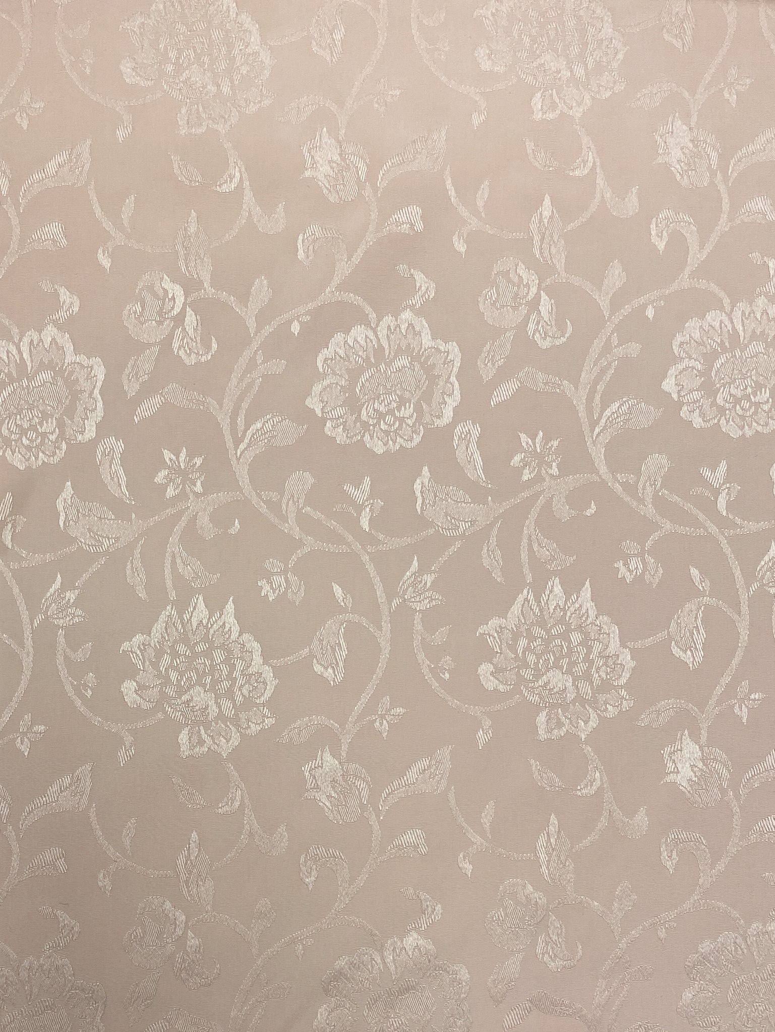 Nylon Floral Jacquard Vintage - Pale Peach
