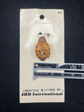Buttons Wood Vintage - Ladybug in Wood Tones