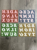 1977 McCall's 5447 Iron-On Transfers - Calico Letters