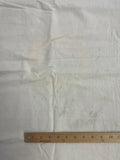 1 YD Cotton Vintage Seed Sack - Off White with Faded Lettering