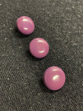 Buttons Plastic Set of 6 Vintage - Purple