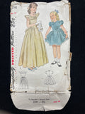 1947 Simplicity 2241 Sewing Pattern - Child's Dresses