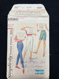 1950s Simplicity 4886 Sewing Pattern - Adult Pants and Shorts