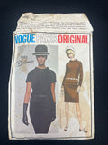 1960's Vogue 1682 Sewing Pattern - Adult Dress