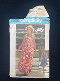 1976 Simplicity 7520 Sewing Pattern - Adult Dresses