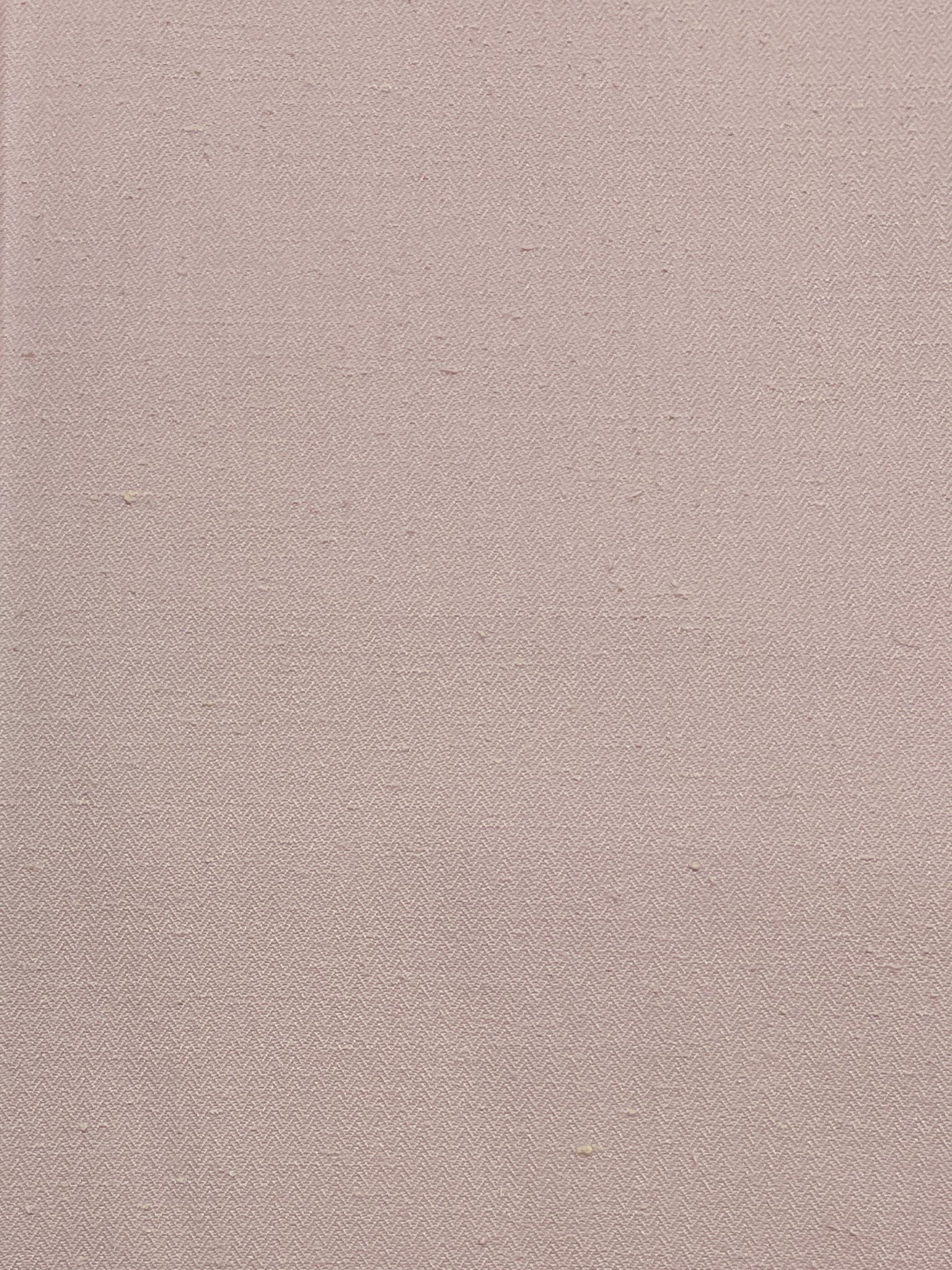 3 3/4 YD Polyester Tiny Herringbone - Pink with a Slight Slub Weave