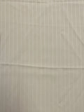 7/8 YD Polyester Yarn-Dyed Stripe - Beige with White