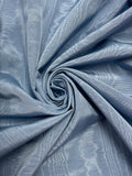 Cotton/Poly Moiré Faille - Blue