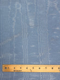 Cotton/Poly Moiré Faille - Blue