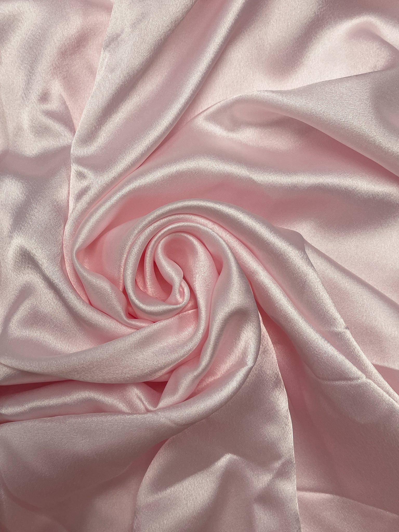 Polyester Lightweight Satin - Pale Pink