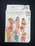 1998 McCall's 9352 Sewing Pattern - Women's Swimwear and Wrap Skirt FACTORY FOLDED