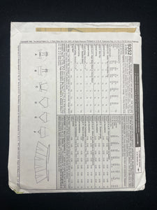 1998 McCall's 9352 Sewing Pattern - Women's Swimwear and Wrap Skirt FACTORY FOLDED