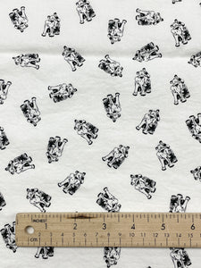 1/2 YD Quilting Cotton Remnant - Elephant Ride "Storybook Collection"