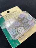 Pins Set of 50 - Flat Button Head Pins