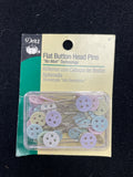 Pins Set of 50 - Flat Button Head Pins