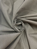 1 YD Cotton - Dark Gray with TIny Beige Lines