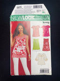2011 New Look 6871 Sewing Pattern - Adult Tops FACTORY FOLDED