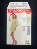 2018 New Look 6550 Sewing Pattern - Adult Dresses FACTORY FOLDED