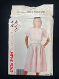 1987 Stitch 'n Save 2901 Sewing Pattern - Adult Top and Skirt FACTORY FOLDED
