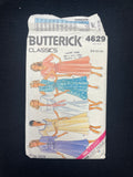 1987 Butterick 4629 Sewing Pattern - Adult Dresses FACTORY FOLDED