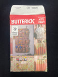 1986 Butterick 4371 Sewing Pattern - Adult Tableclothes, Shoe Storage, and Couch/Chair Accessory FACTORY FOLDED