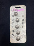 Button Covers Metal Set of 5 Vintage - "Buffalo Nickels"