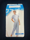 1988 See & Sew 6401 Sewing Pattern - Adult Jumpsuit FACTORY FOLDED
