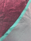 1 3/8+ YD Nylon/Poly Velvet - Iridescent Magenta