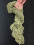 Alpaca/Merino Wool/Silk Yarn - Greens with White Flecks
