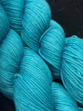 Superwash Merino Wool Yarn - "Cobalt Turquoise"