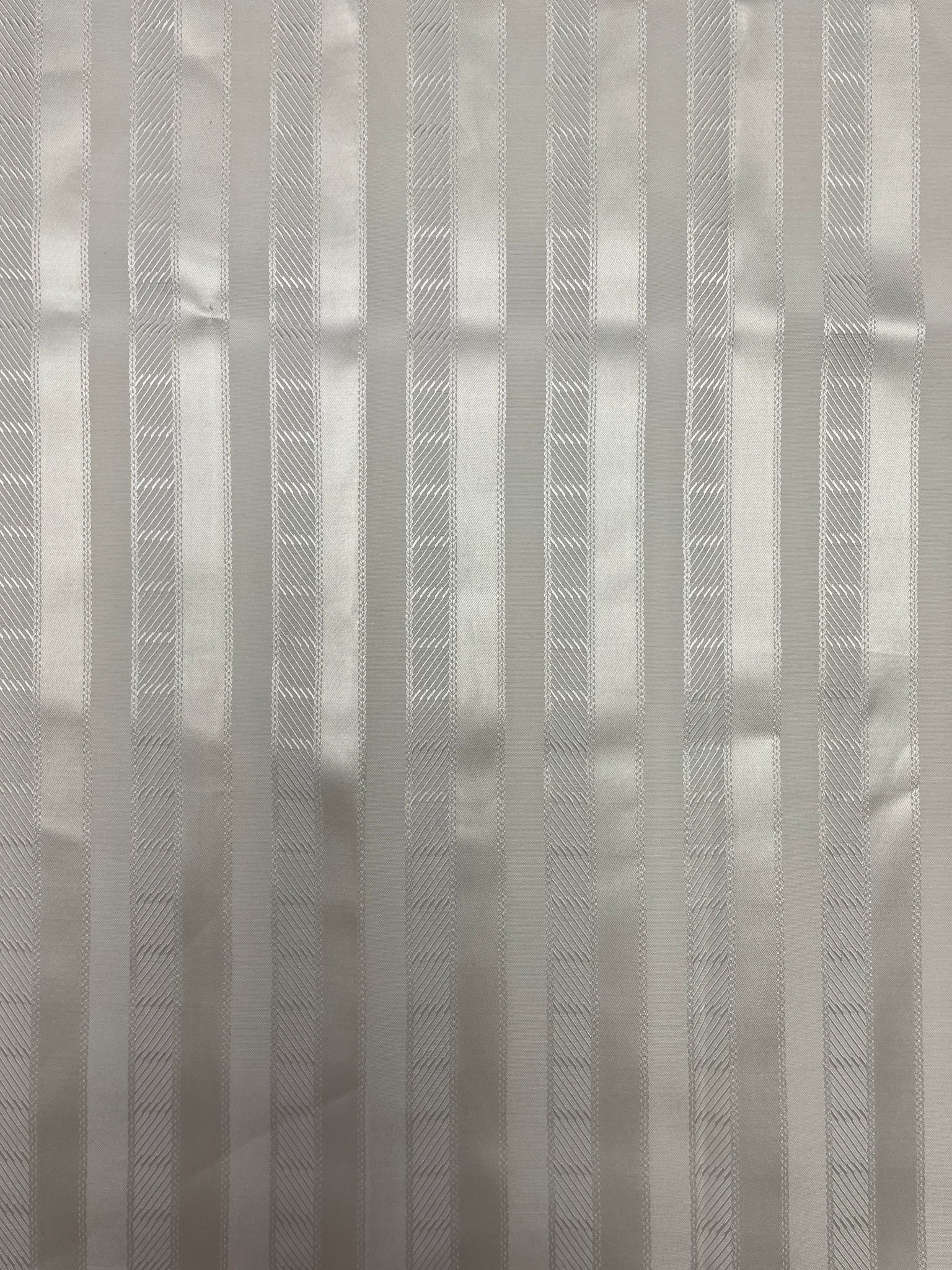 2 YD Polyester Satin Stripe - Off White