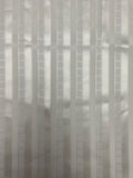 2 YD Polyester Satin Stripe - Off White