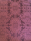 4 YD Silk/Cotton Faille Brocade - Burgundy
