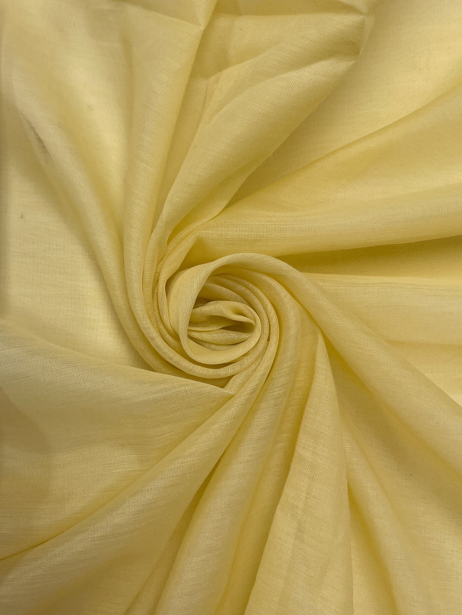 2 3/4 YD Nylon Sheer Vintage - Drab Yellow