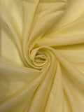 2 3/4 YD Nylon Sheer Vintage - Drab Yellow
