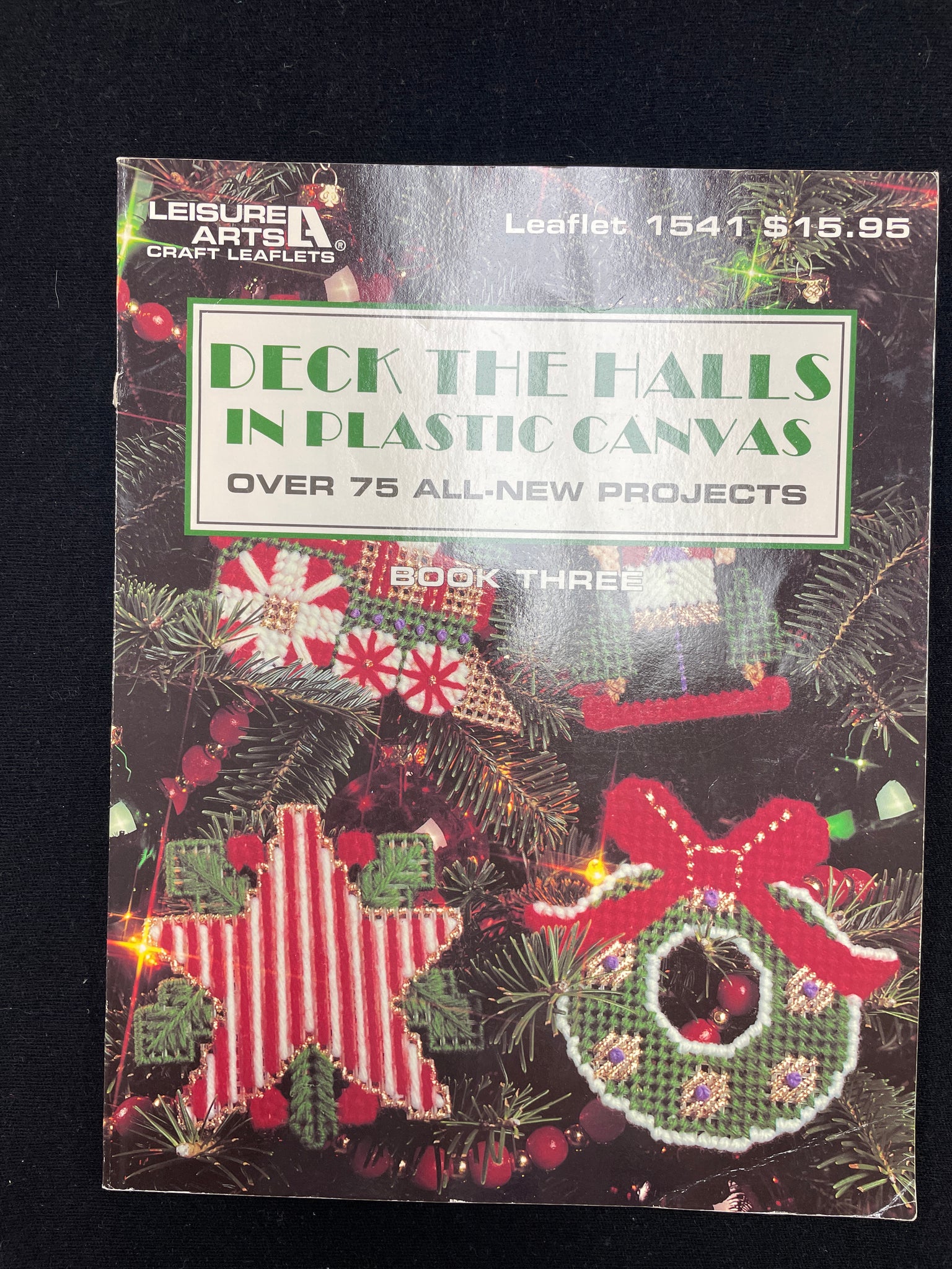 1994 Plastic Canvas Embroidery Book - "Deck the Halls in Plastic Canvas"