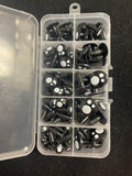 Amigurumi Safety Eye Set With Washers - 96 Eyes in 5 Sizes