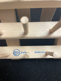 Wooden Bobbin Rack - Unfinished Wood