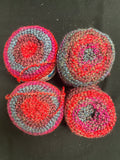 Acrylic "Homespun" Yarn - "Foliage" Variegated Red, Magenta, Maroon