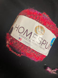 Acrylic "Homespun" Yarn - "Foliage" Variegated Red, Magenta, Maroon