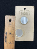Buttons Set of 2 or 4 Vintage - Pearlescent White
