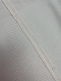 Cotton Flannel Printed Stripes - White with Yellow, Green, or Blue