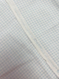 Cotton Flannel Printed Gingham- White with Yellow, Blue, or Lavender
