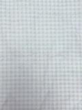 Cotton Flannel Printed Gingham- White with Yellow, Blue, or Lavender