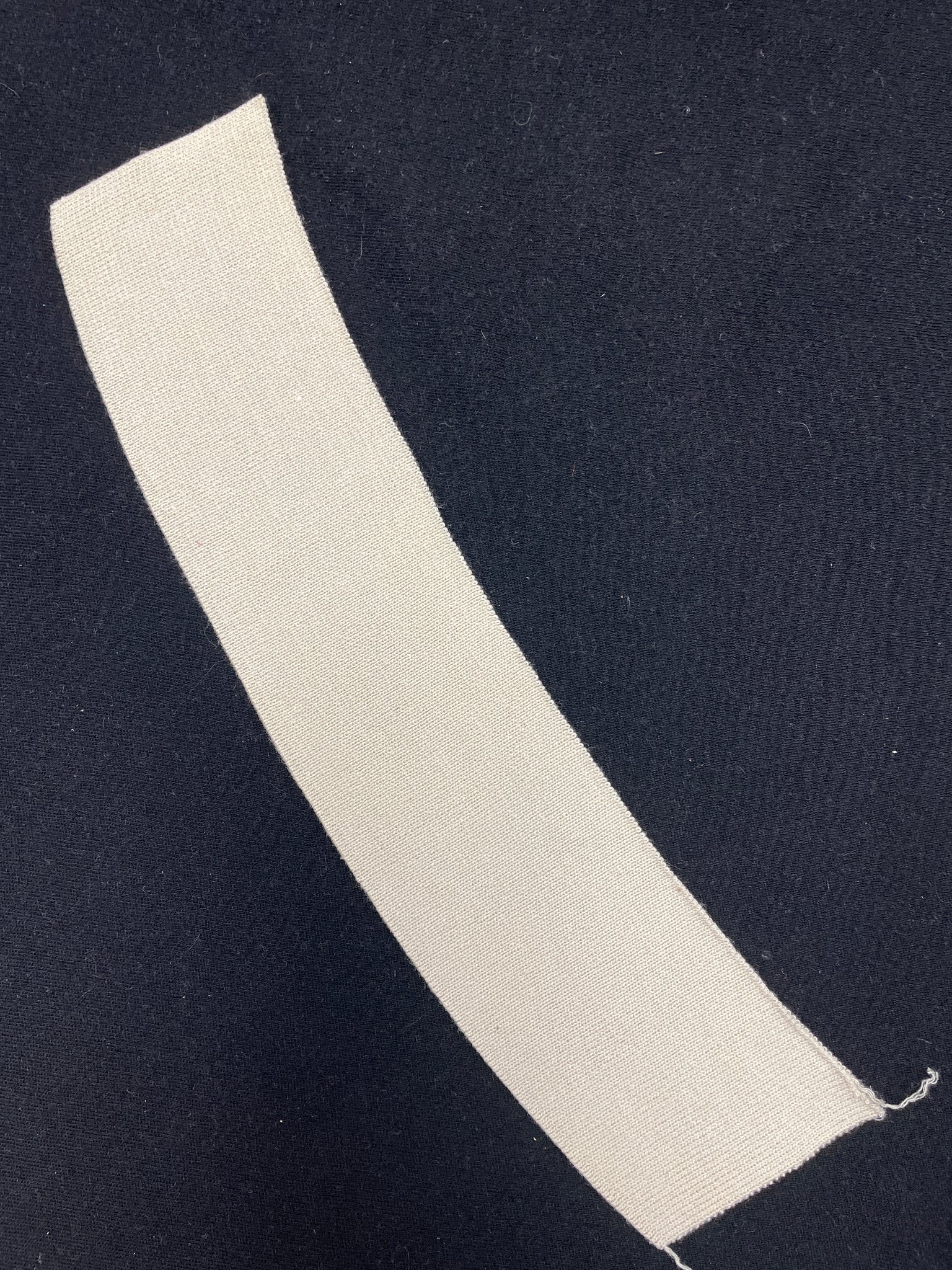 Poly/Cotton Ribbed Collar Vintage - Light Beige