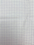 Cotton Flannel Printed Gingham- White with Yellow, Blue, or Lavender