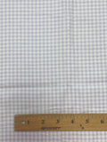 Cotton Flannel Printed Gingham- White with Yellow, Blue, or Lavender